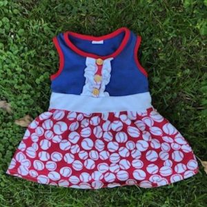 Baseball Girl dress/tunic